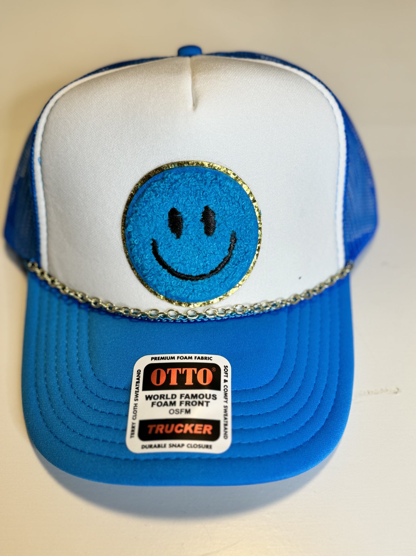 Blue Smiley Hat