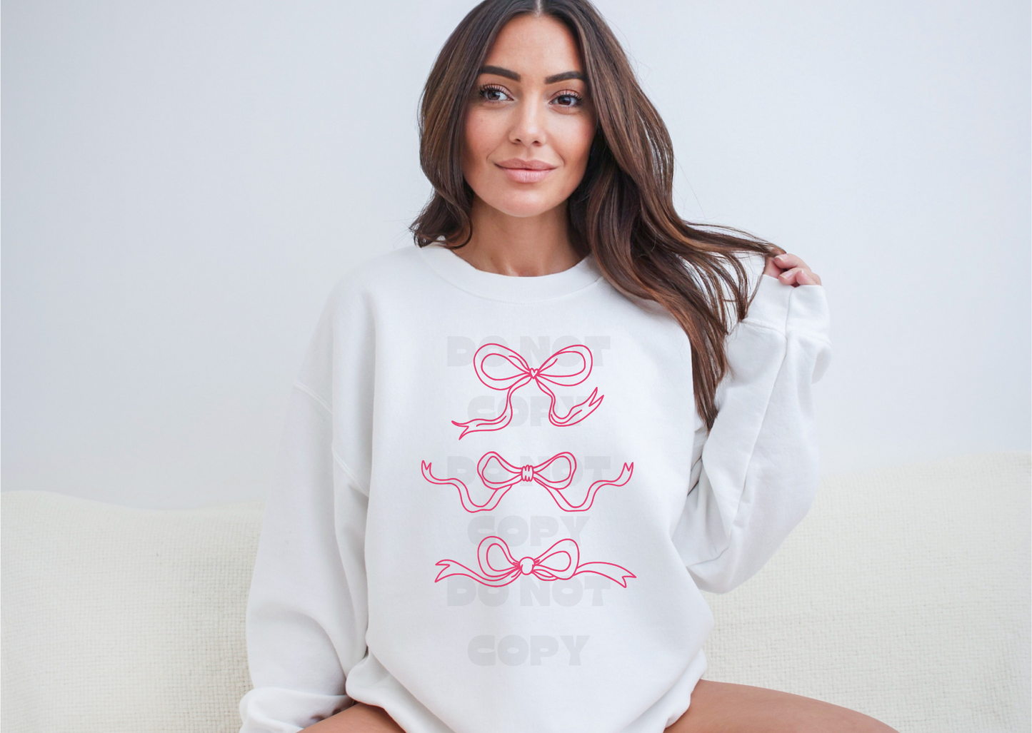 Cute Bows WATERMELON Screen Print Transfer
