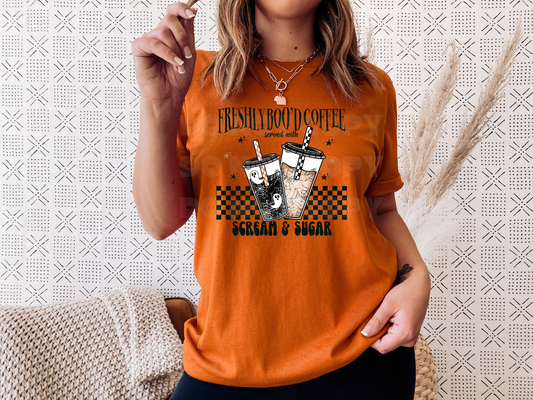 DTF Transfer | Freshly Boo’d Coffee