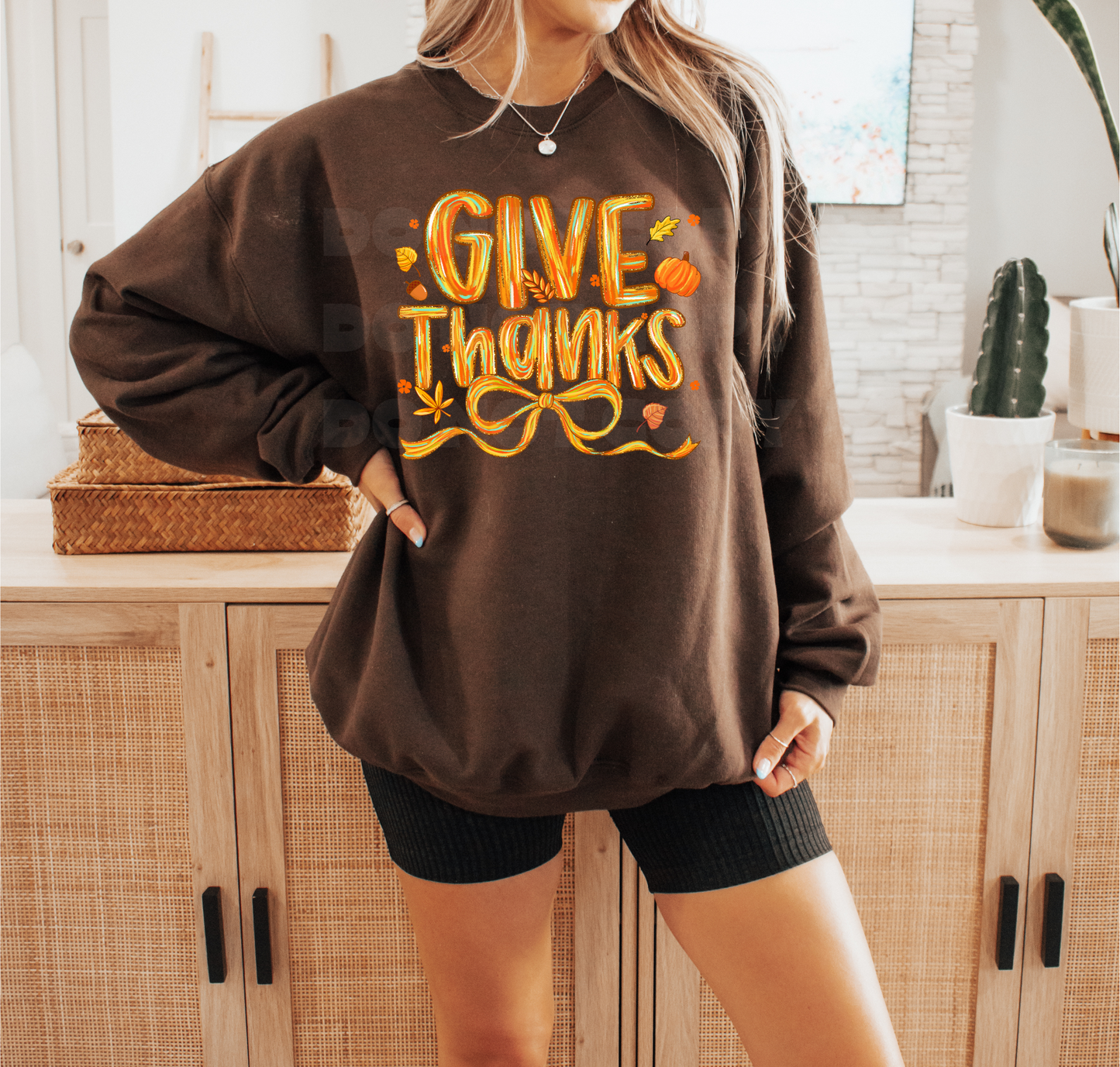 DTF Transfer | Give Thanks