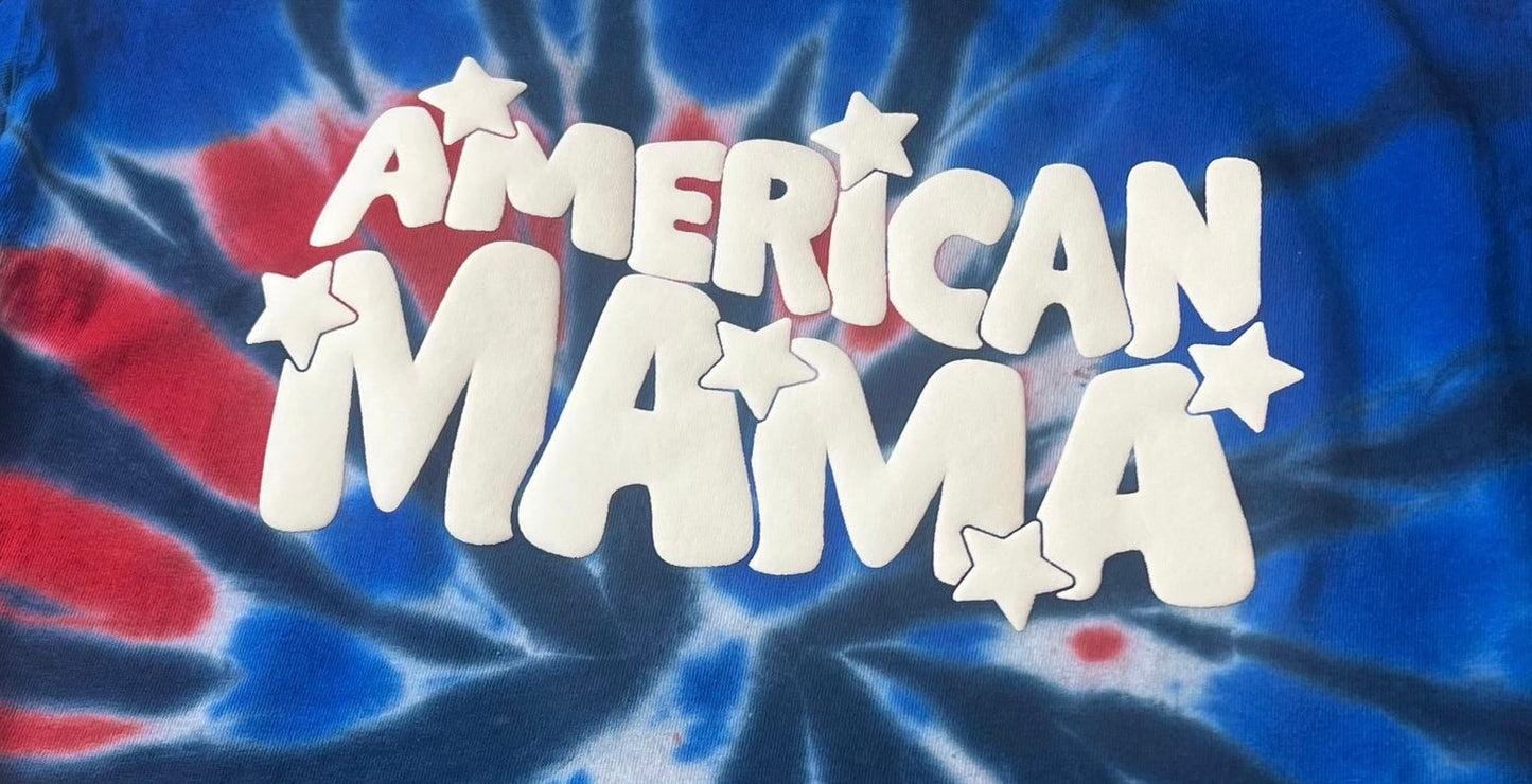 American Mama- PUFF PRINT