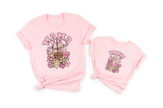 Mama Mini Valentine Drinks *MATTE CLEAR FILM*