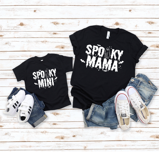 Spooky Mama and Mini-White